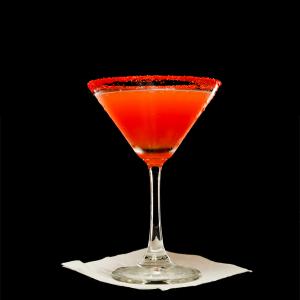 Blood Orange Martini Cocktail