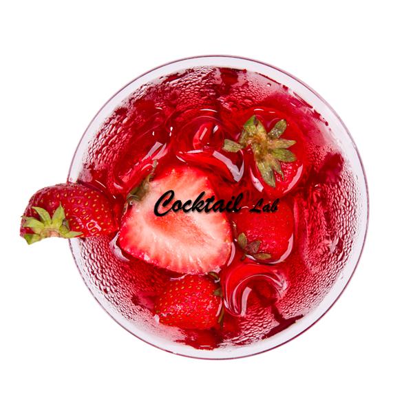 Strawberry Caipirinha cocktail